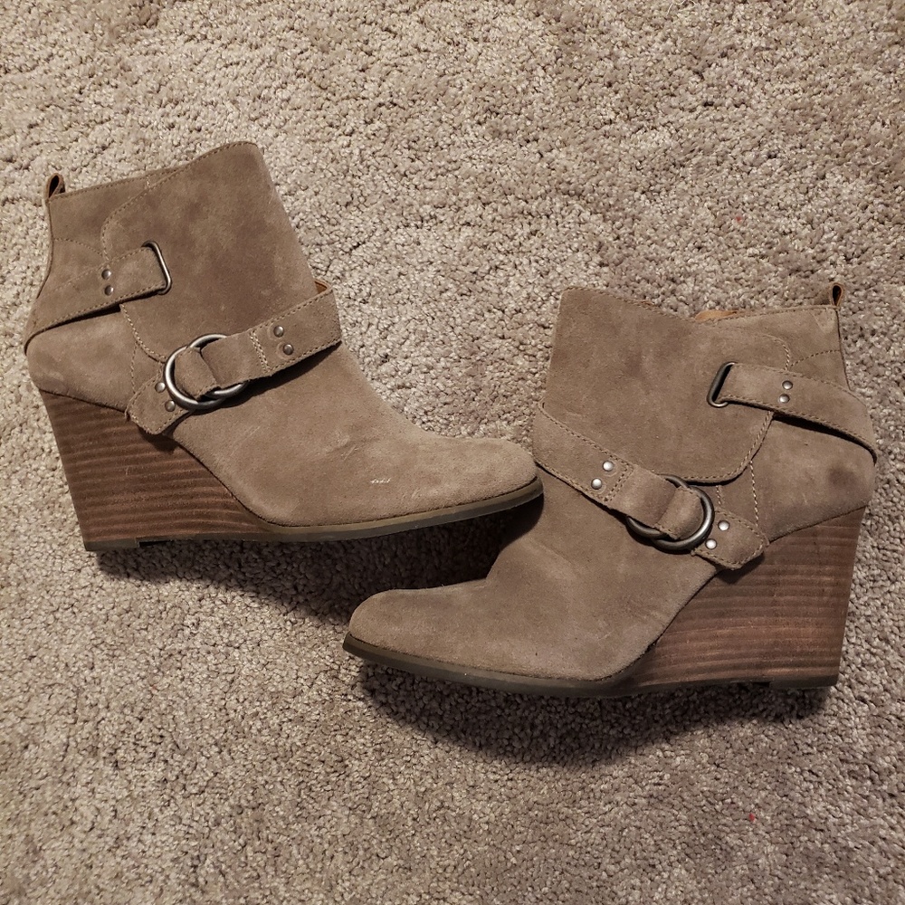 Lucky brand size 9 booties never worn